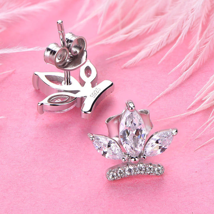 Crown Stud Earrings
