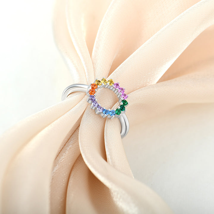 Rainbow Round Ring