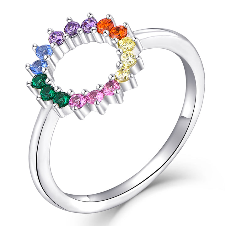 Rainbow Round Ring