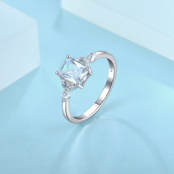 Moissanite Engagement Ring